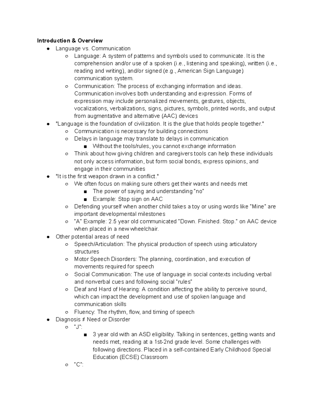 Final Exam Study Notes for Course Code (XXX123) - Key Concepts and ...