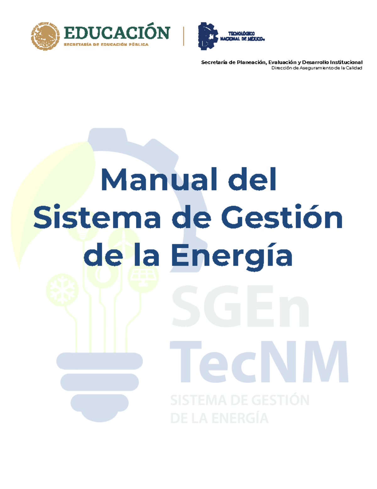 Manual del Sistema de Gestión de la Energía - TecNM NM-EN-MA-02 Rev. 2