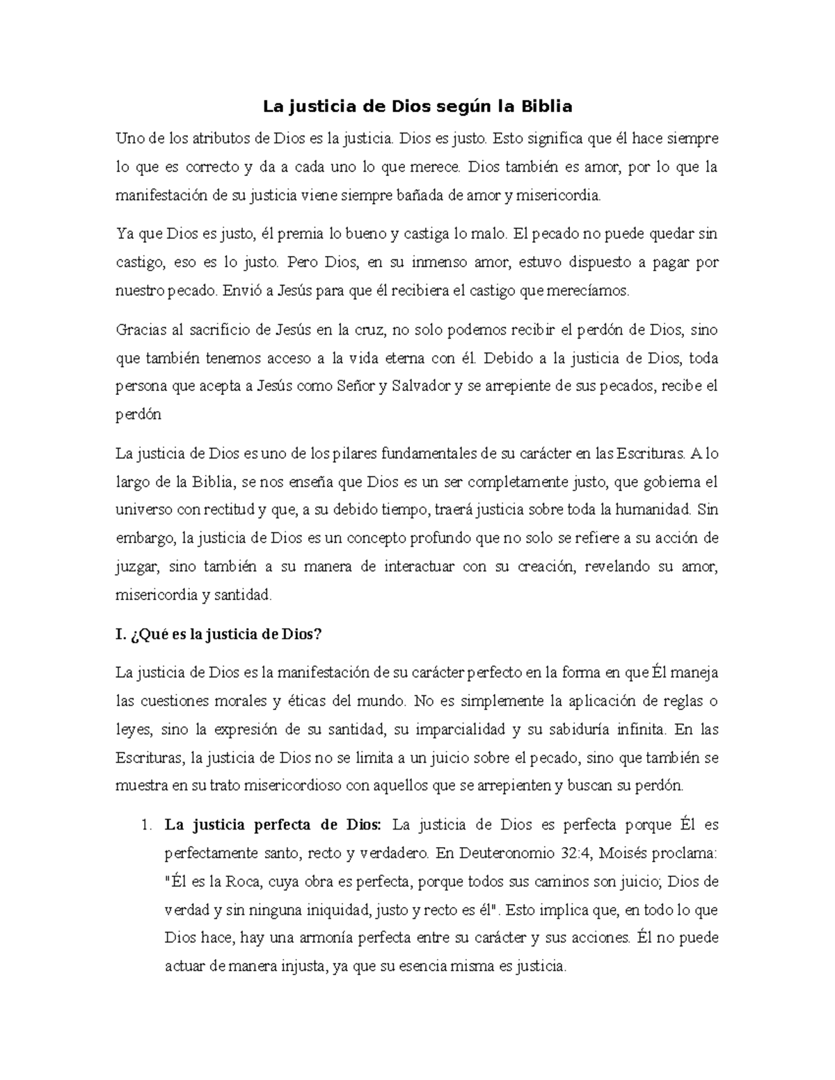 La Justicia de Dios en la Biblia: Amor y Verdad en el Cristianismo ...