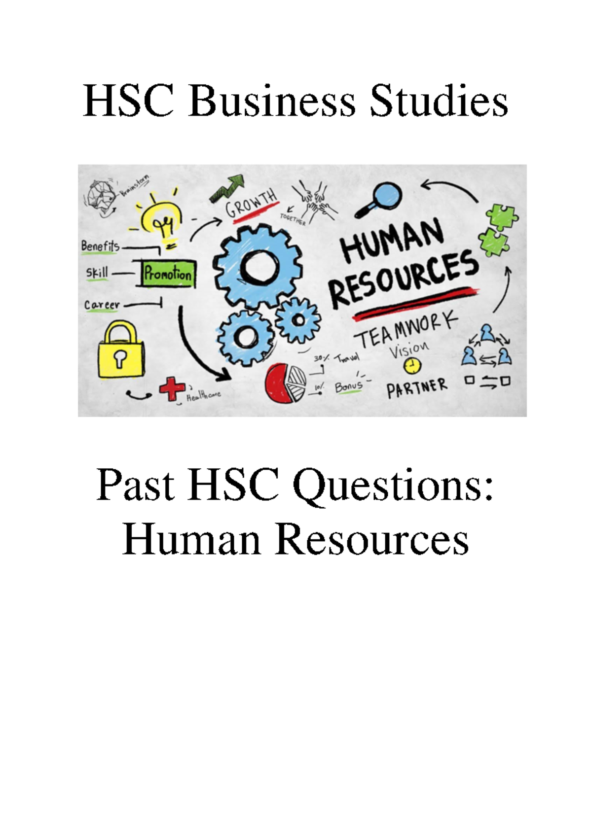 HSC Business Studies Past Papers: Human Resources Insights - Studocu