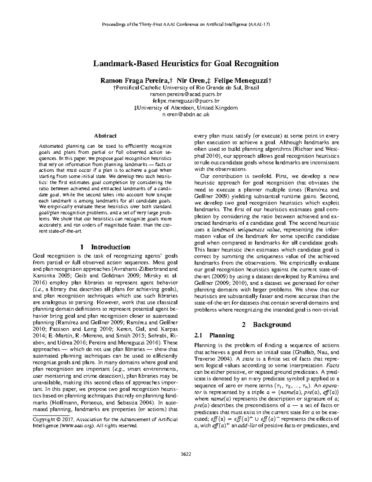 Goal Recognition Heuristics Using Planning Landmarks: A Novel Approach ...