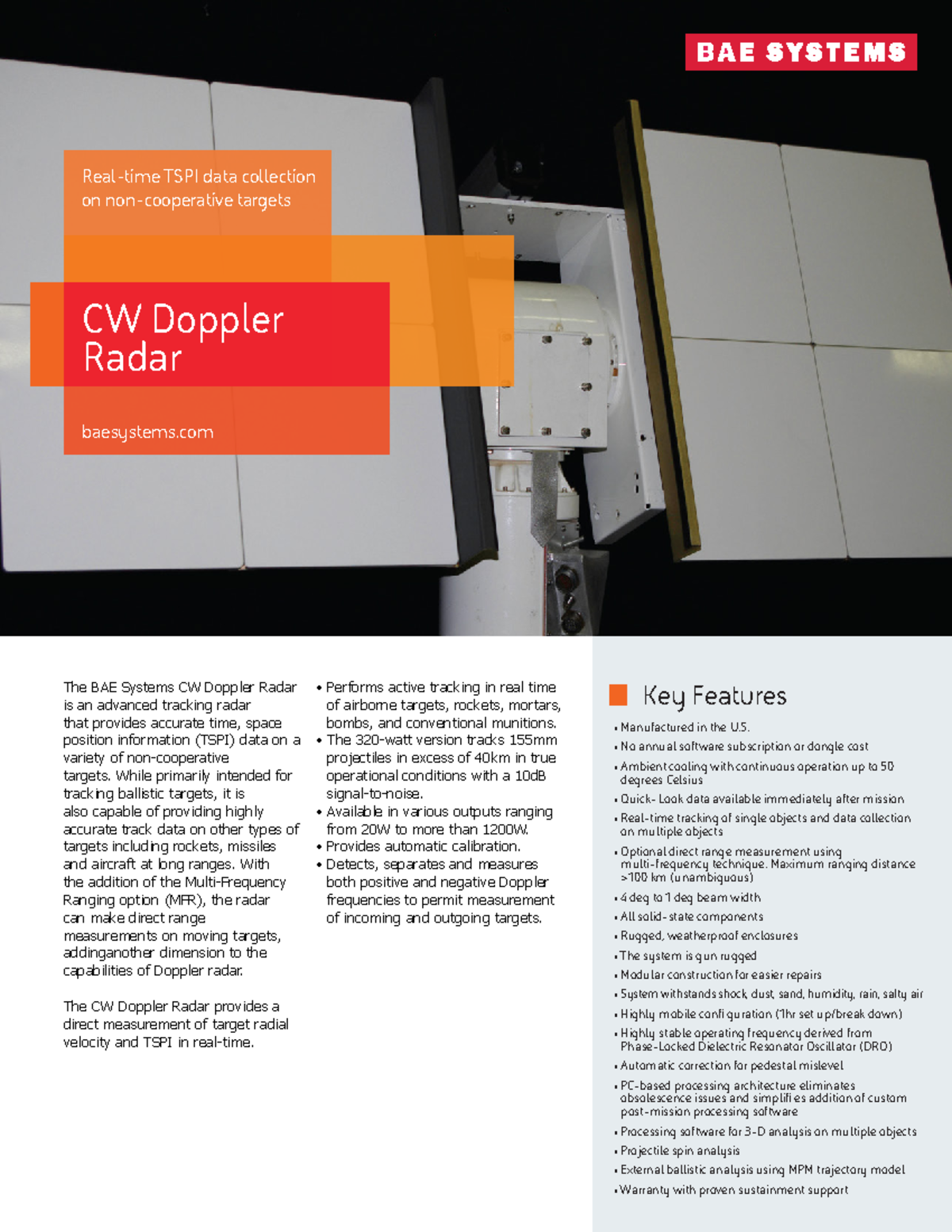 CW Doppler Radar 2025 - TSPI Data Collection Overview - Studocu