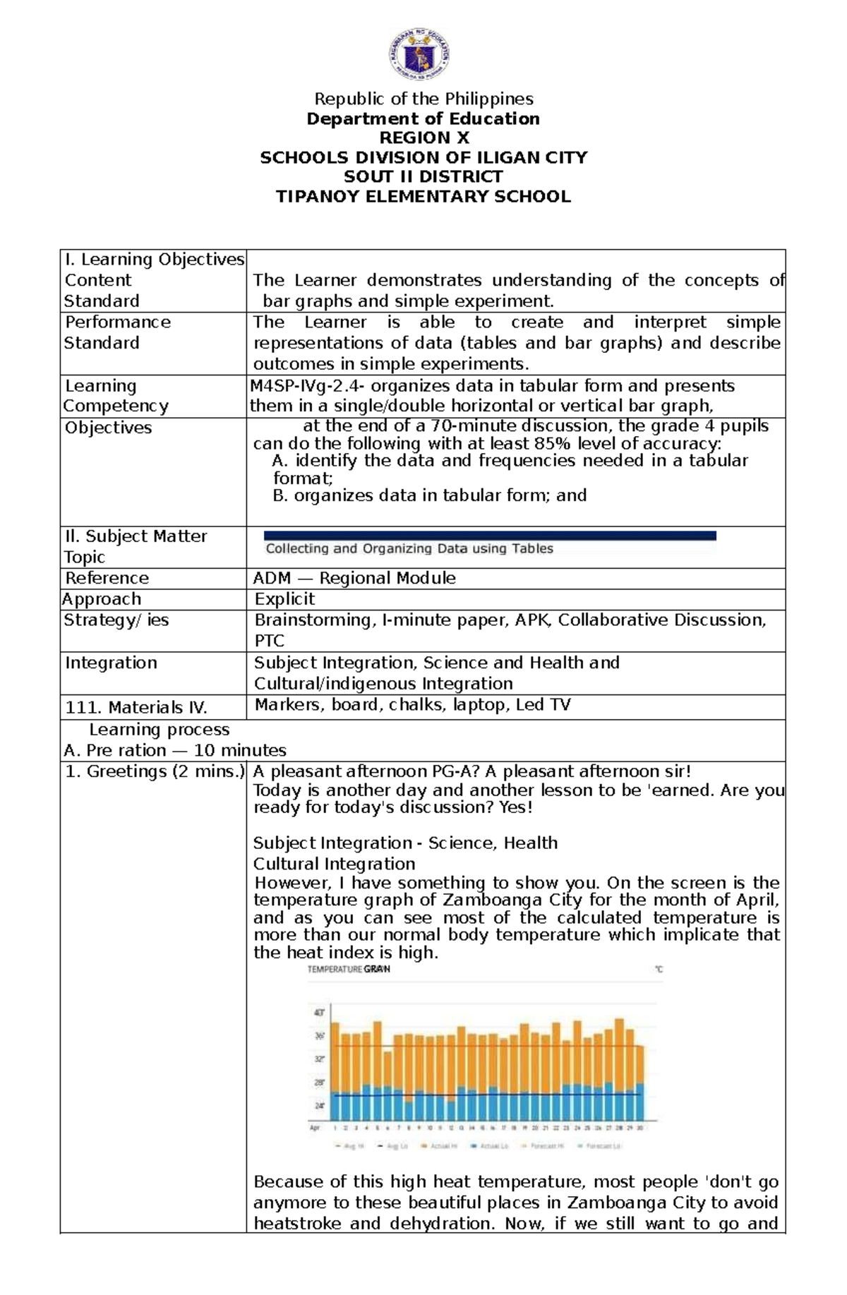 Collecting Data - Republic of the Philippines Department of Education ...