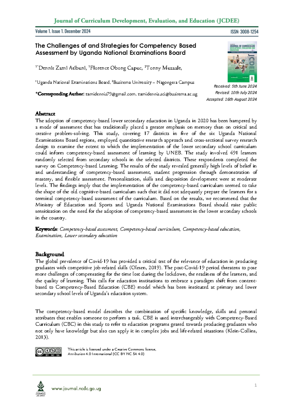 Strategies for Competency-Based Assessment in Lower Secondary Education ...