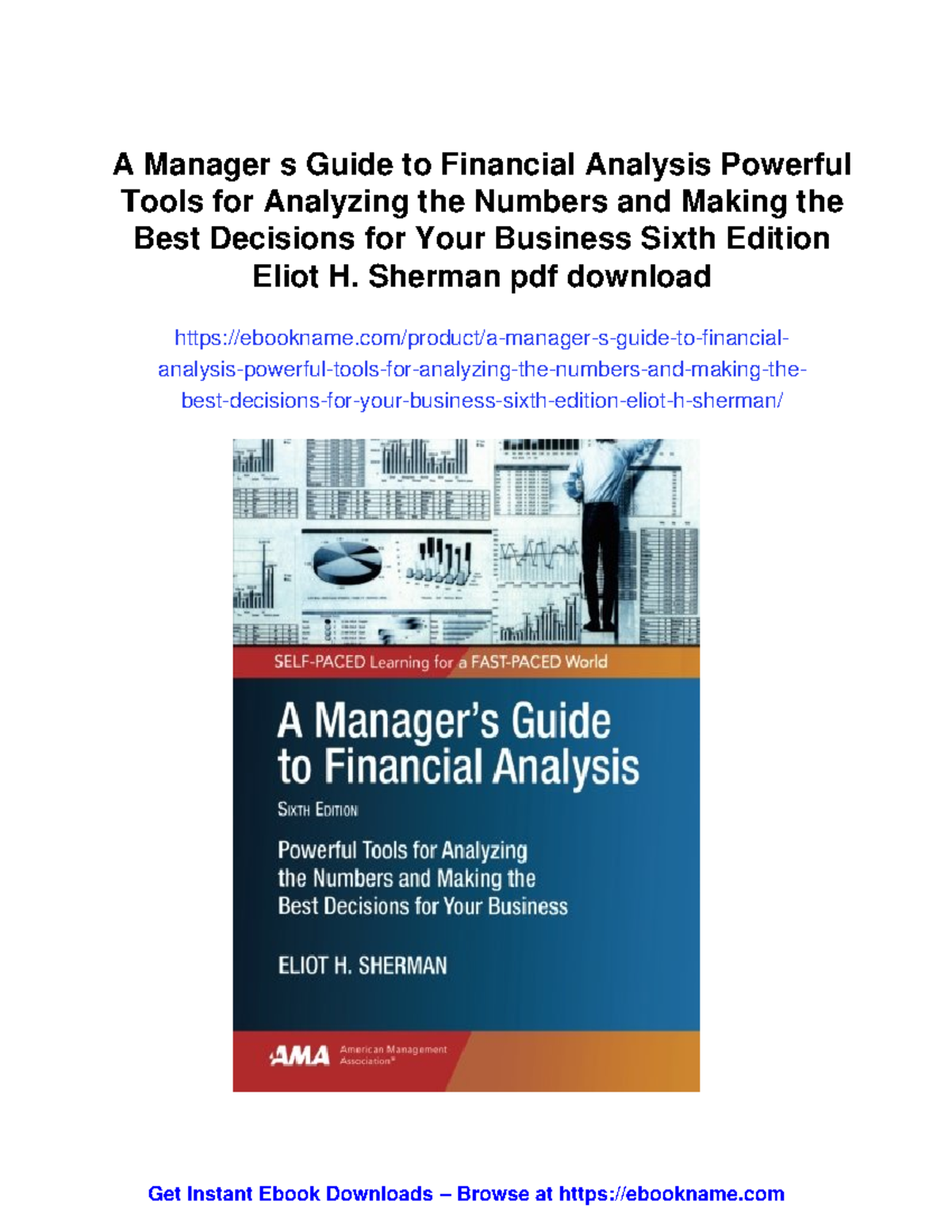 A Guide to Financial Analysis (Course Code 95084) - Sixth Edition ...