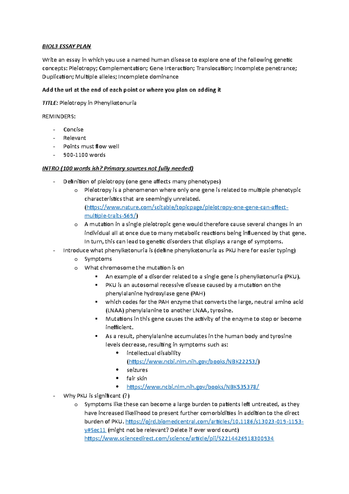 BIOL0003 - Three Point Linkage Mapping: Example Questions and ...