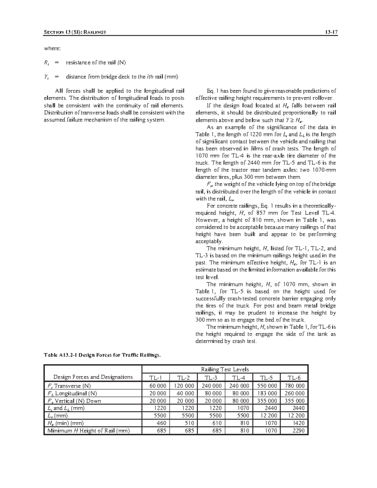 AASHTO LRFD Railing Design Overview and Specifications - Studocu