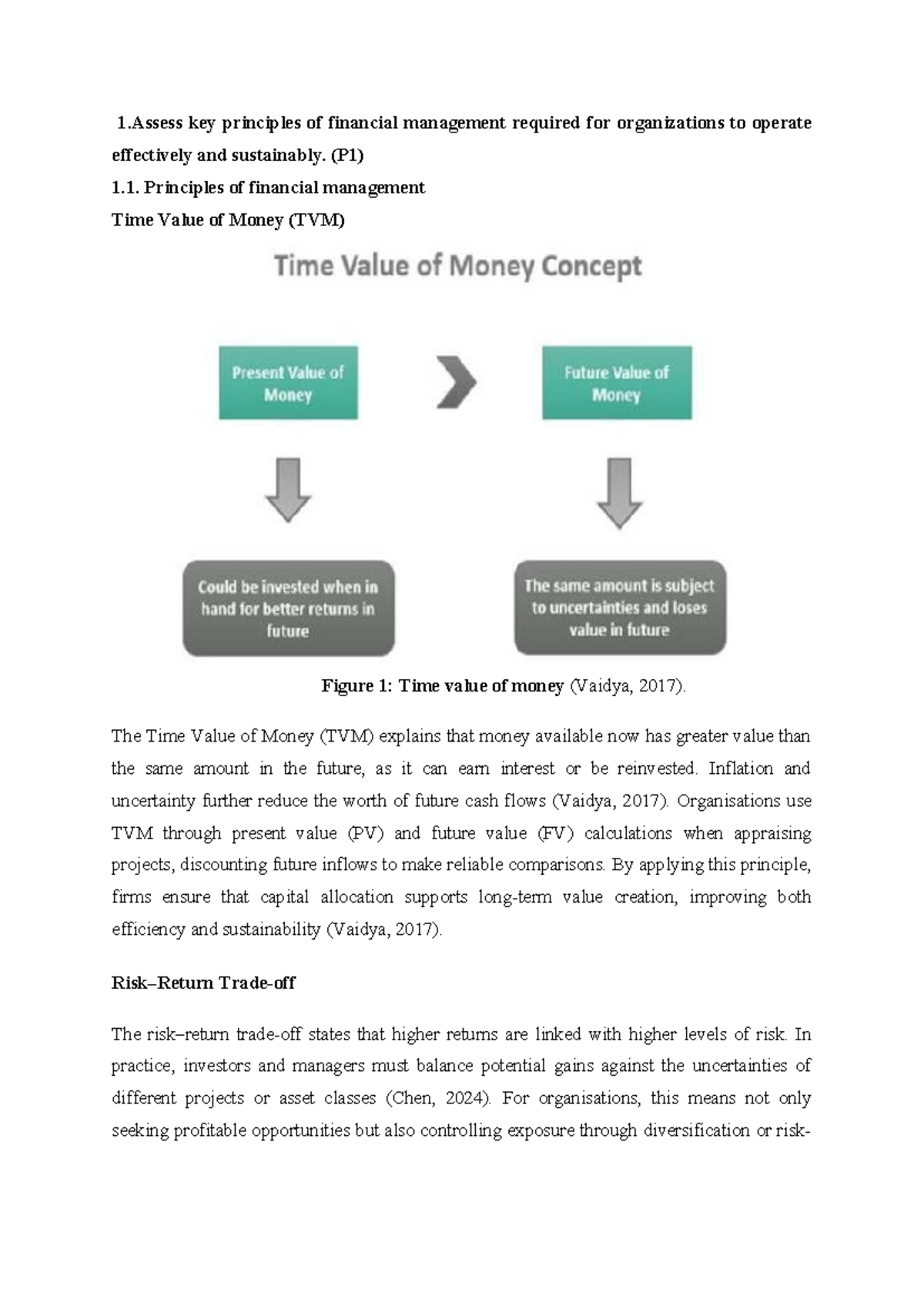 Financial Management Principles and Practices (P1-P3) - Studocu