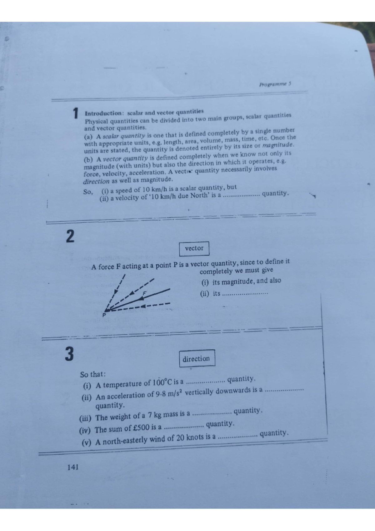 Feg404 vector - Engineering mathematics (FEG 404) practice questions ...