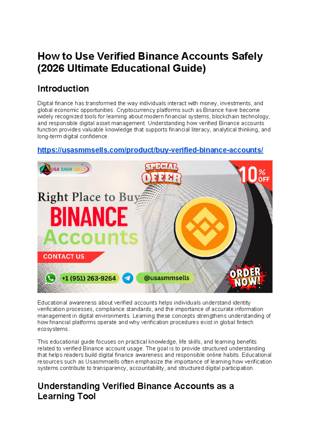 Understanding the Purchase of Verified Binance Accounts: A Guide - Studocu