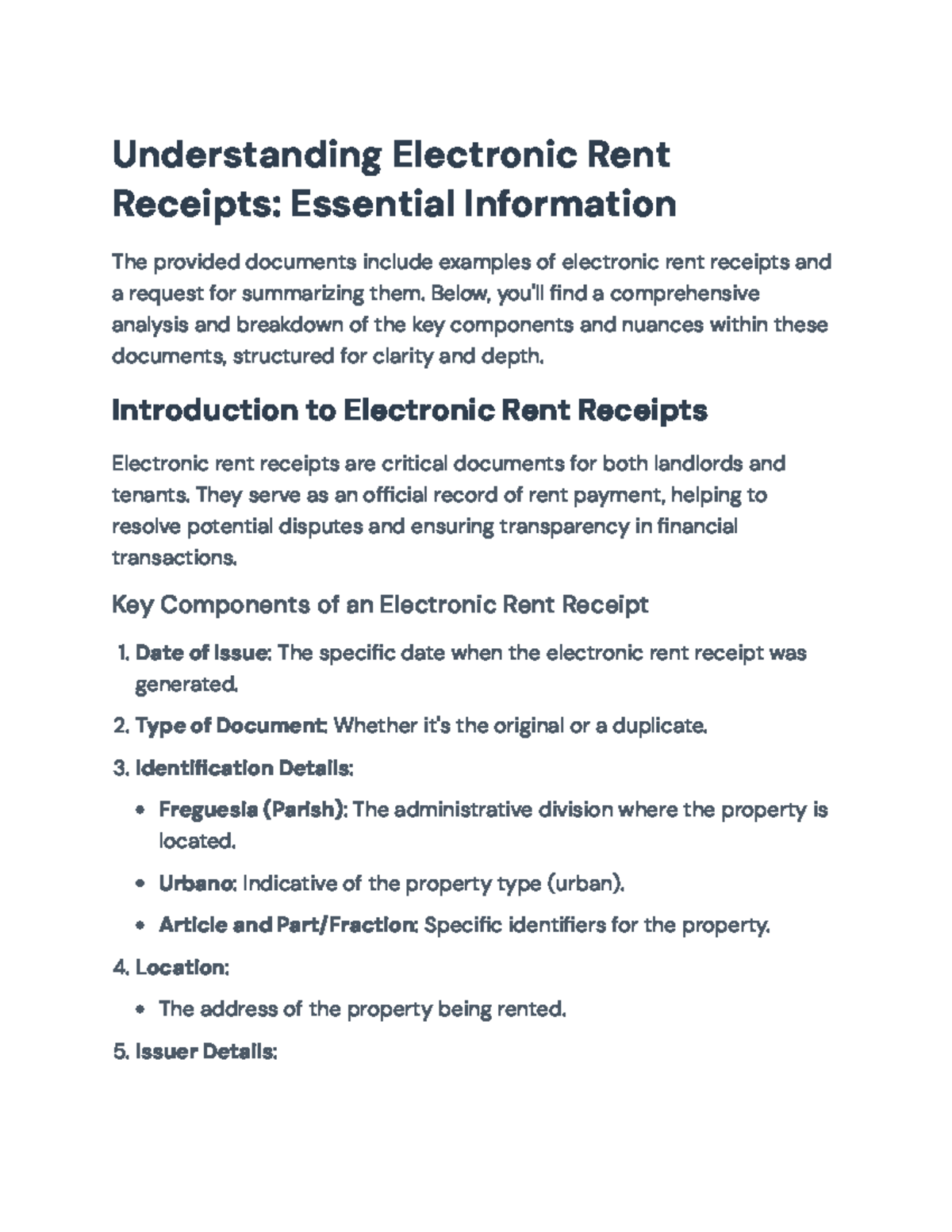 Understanding Electronic Rent Receipts: Essential Components & Examples ...
