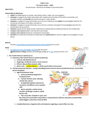 PHSL-P 225 8-3 Course Notes: Cardiac Output and Its Regulation - PHSL-P ...