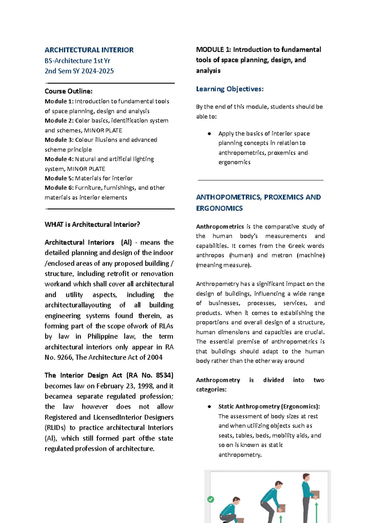 AI -Module-1-1 - Notes: not owned cite the owner - ARCHITECTURAL ...