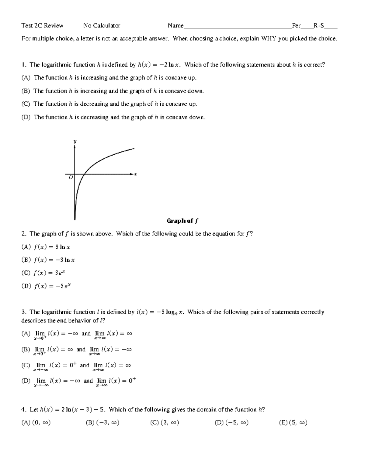 Test+2C+Review++2425 - Test 2C Review No Calculator - Studocu