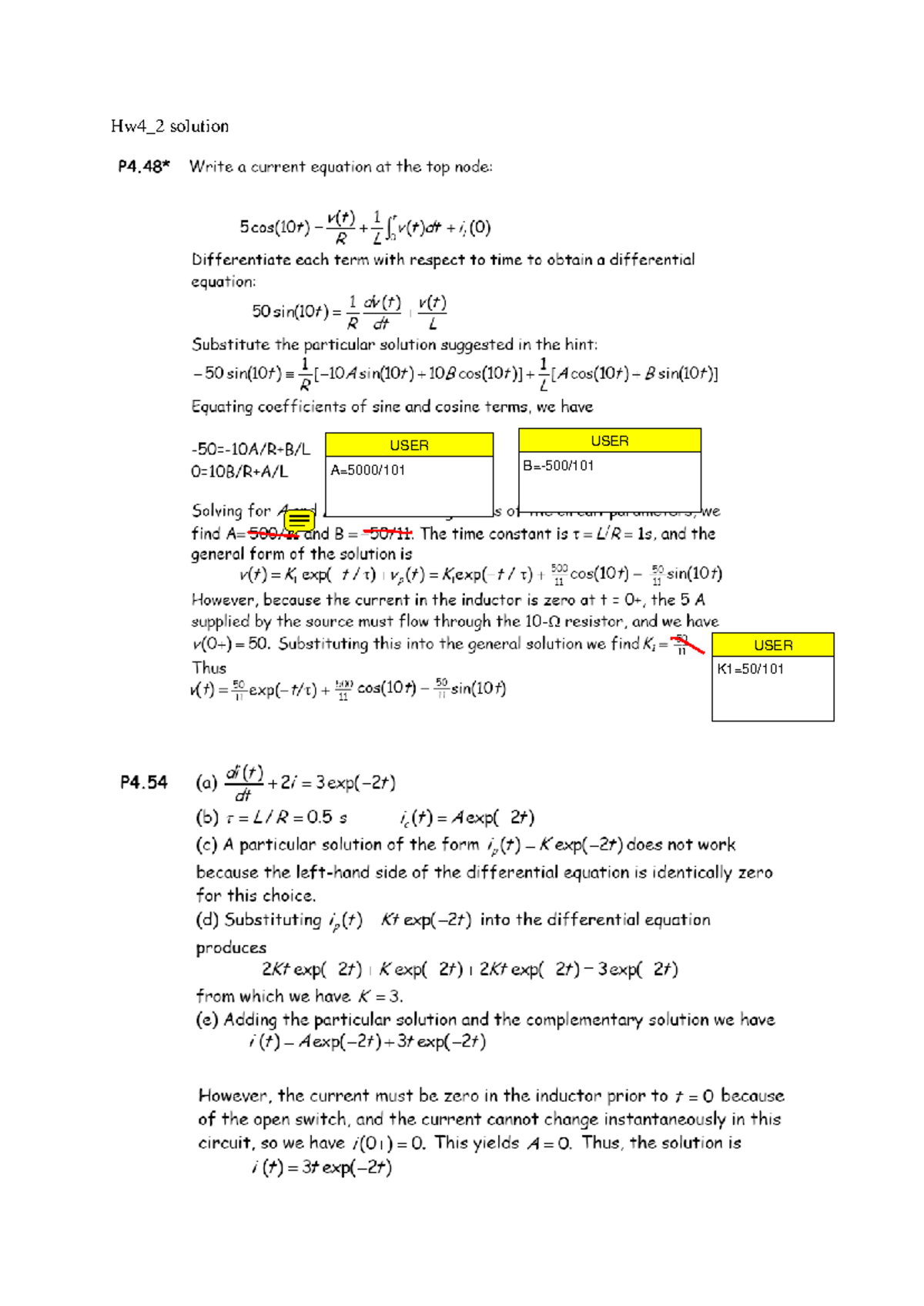 Hw4 2 solution - Electrical Engineering - Hw4_2 solution - Studocu