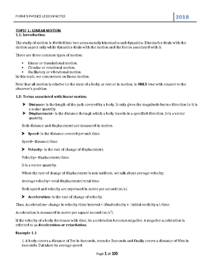 Computer Notes Form 1 4 Topical Bookle - FORM ONE NOTES INTRODUCTION TO ...