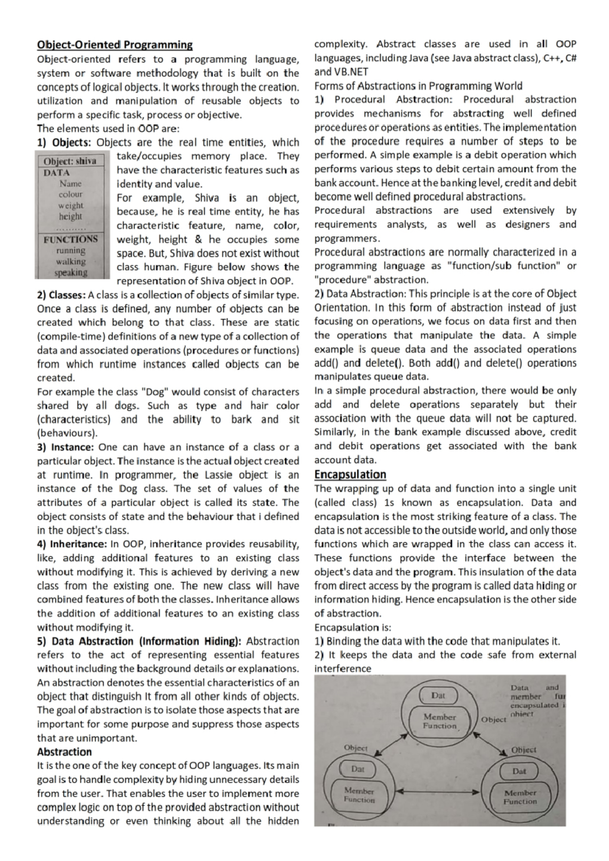 Programming Paradigm - Mod 5 Short Notes Summary - Studocu