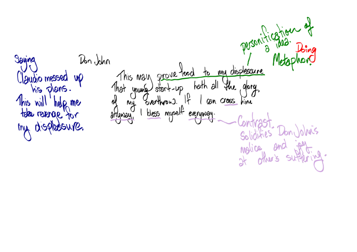 Quote Analysis Example for Literary Interpretation and Discussion - Studocu
