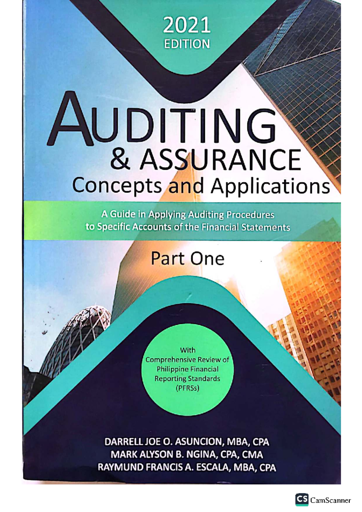 CS 2021 Auditing Assurance: Concepts, Applications & PFRS Review Guide ...