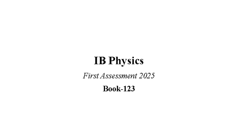 IB Physics 2025 D1: Gravitational Fields Question Bank - Document Preview
