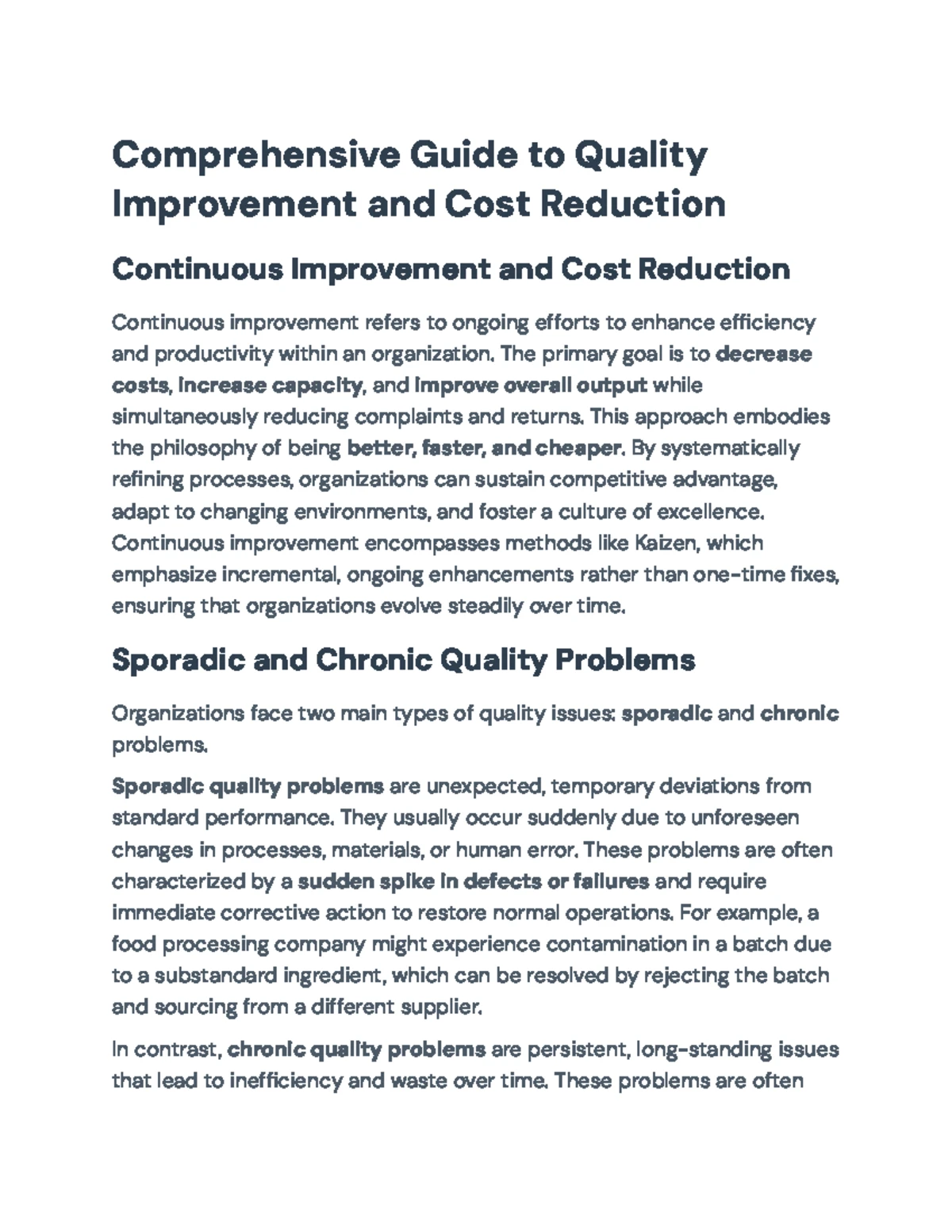 Comprehensive Guide to Quality Assessment and Management Techniques ...