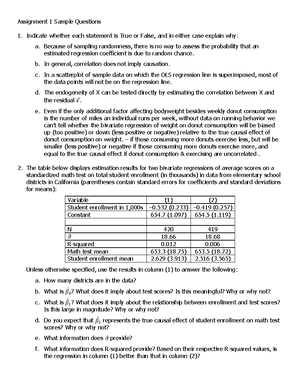 Chapter 3- Bivariate OLS - Bivariate 2 variables one y r one x ...