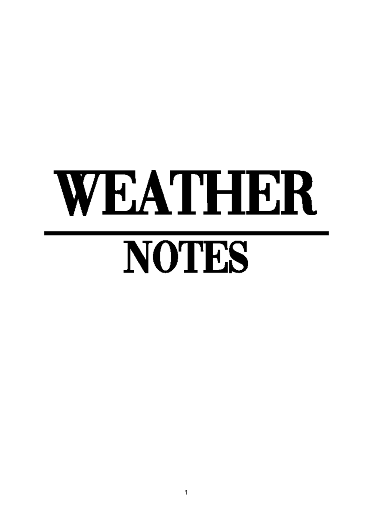 Weather (2020) Novel Notes: Exploring Themes of Climate and Existence ...