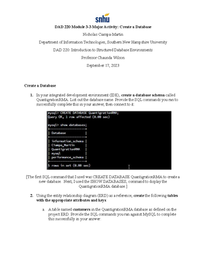Ciampa Martin 2-4Lab - Module 2-4 Lab - DAD 220 Module 2-4 Lab ...
