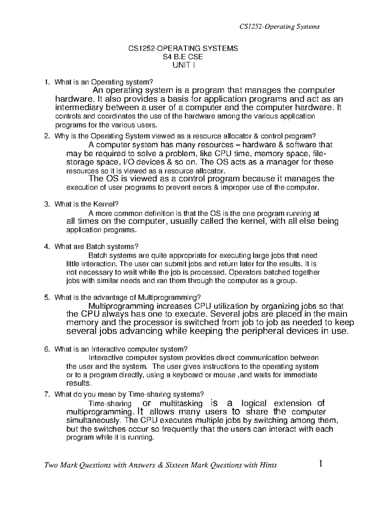 276 - BE8251 Basic Electrical and Electronics Engineering - 2 marks ...