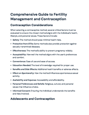 Comprehensive Guide to Conception & Prenatal Development (BIO 101 ...