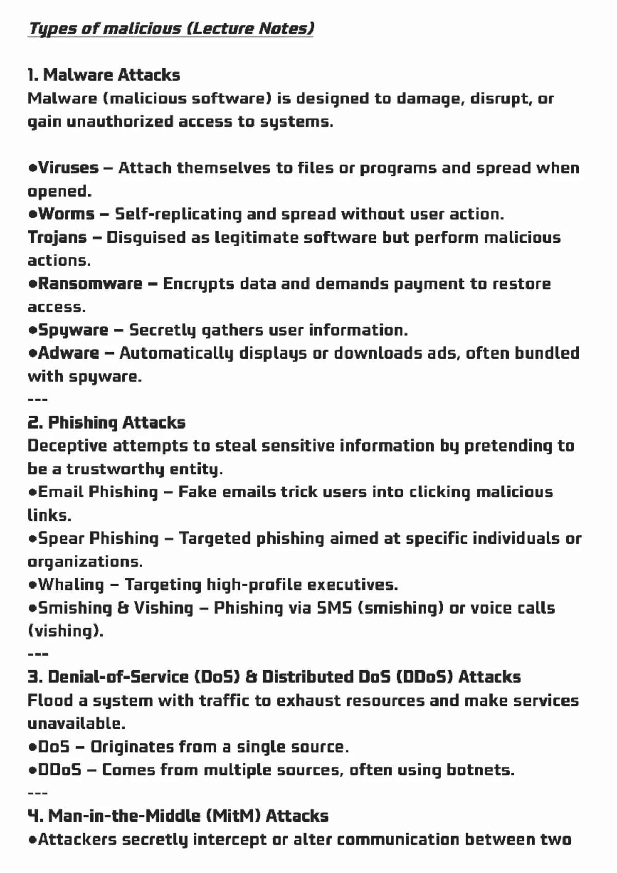 CS Unit 5 - Cyber Security: Lecture Notes on Firewall Types and ...