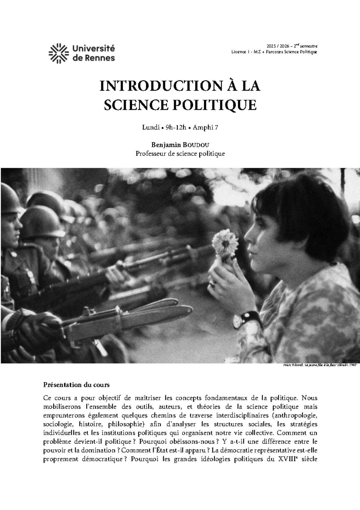 Cours ISP: Introduction à la Science Politique - Licence 1 Semestre 2 ...