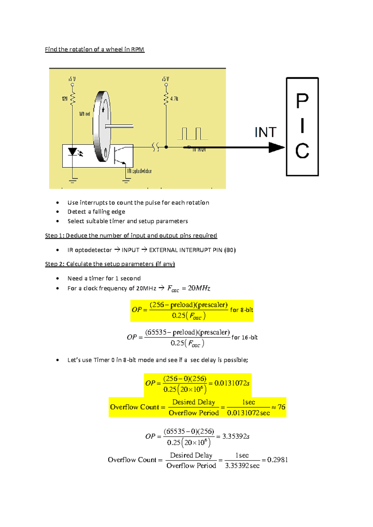 PIC18F8722 Motor Control and Interrupts: RPM Measurement & PWM Setup ...