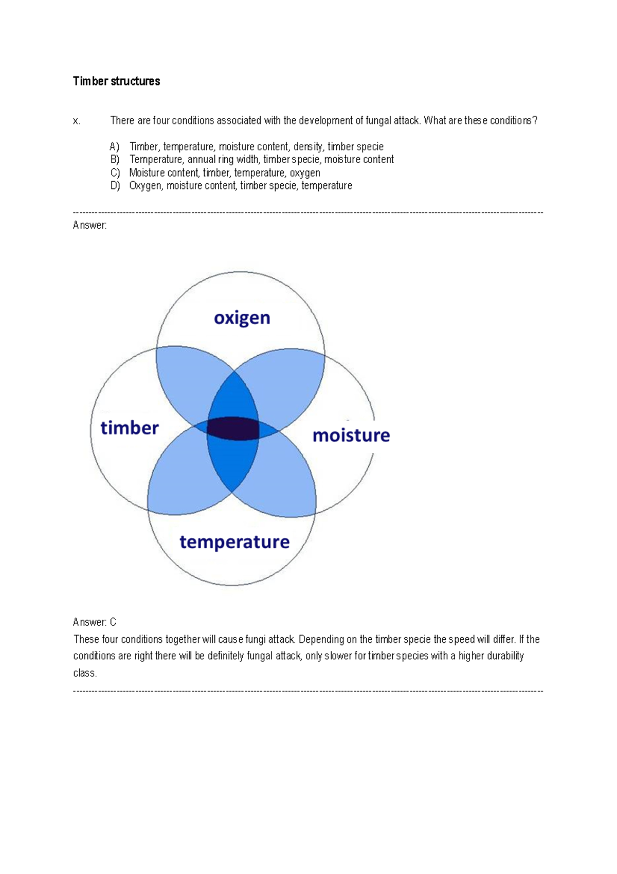 Exam Questions on Timber Structures (Do S - Timber - V2) - Studeersnel