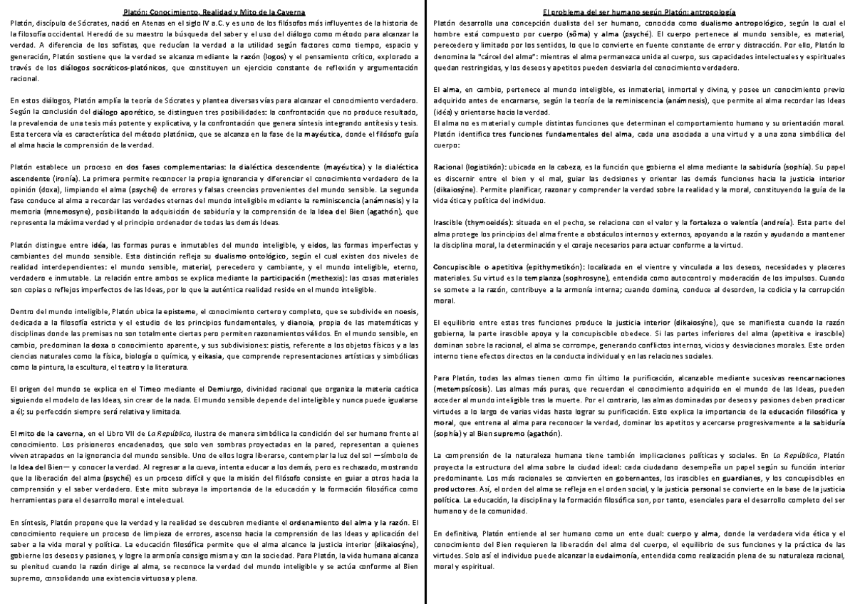 Resumen de la 2ª Evaluación de Filosofía (EV FILO 2) - Studocu