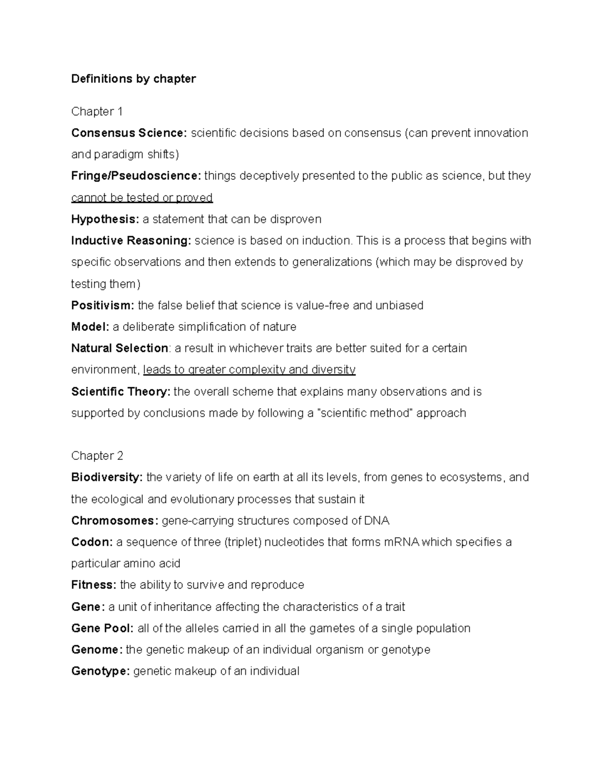 Environmental Science Midterm Study Guide: Key Concepts and Definitions ...