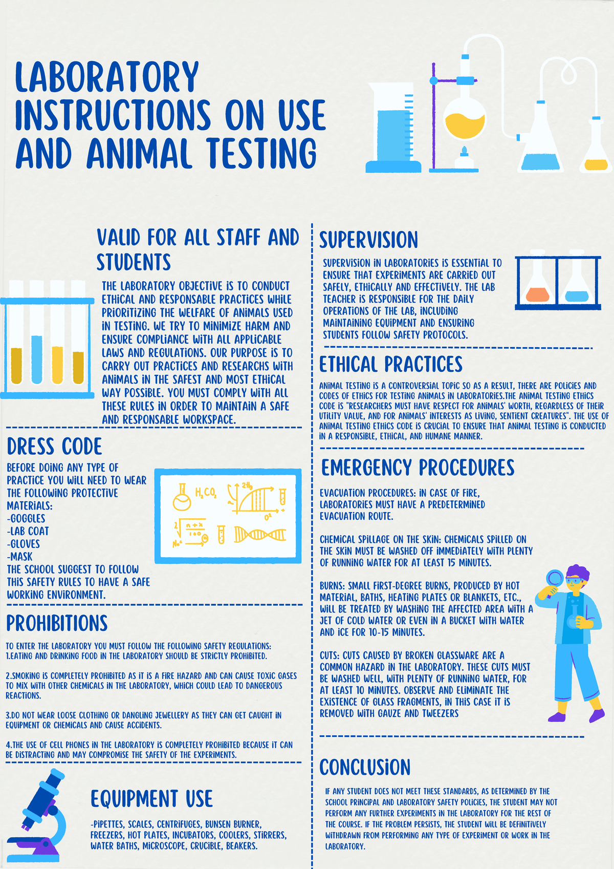 LAB GUIDELINES FOR ANIMAL TESTING AND SAFETY PROTOCOLS - Studocu