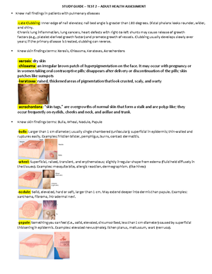 Skin Assessment - Abnormal findings: Start with visual inspection from ...