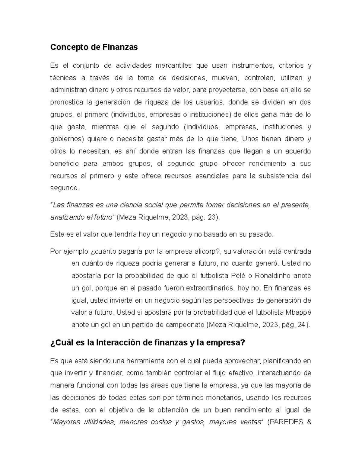 Concepto de Finanzas: Análisis y Herramientas para la Toma de ...