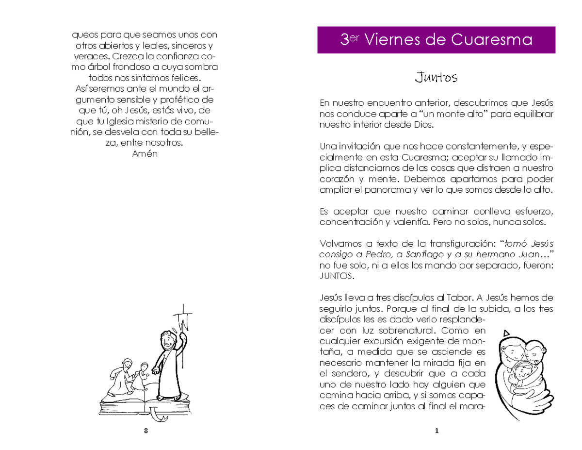 Ejercicios de Reflexión y Comunidad en Cuaresma 2023 - Ficha 3 - Studocu