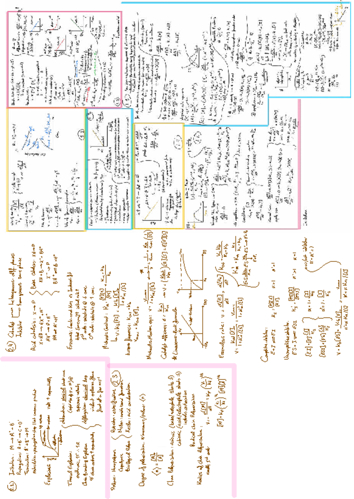 Untitled Notebook - Formula sheet for exam 1 - CHEM 235 - => => · = E ...