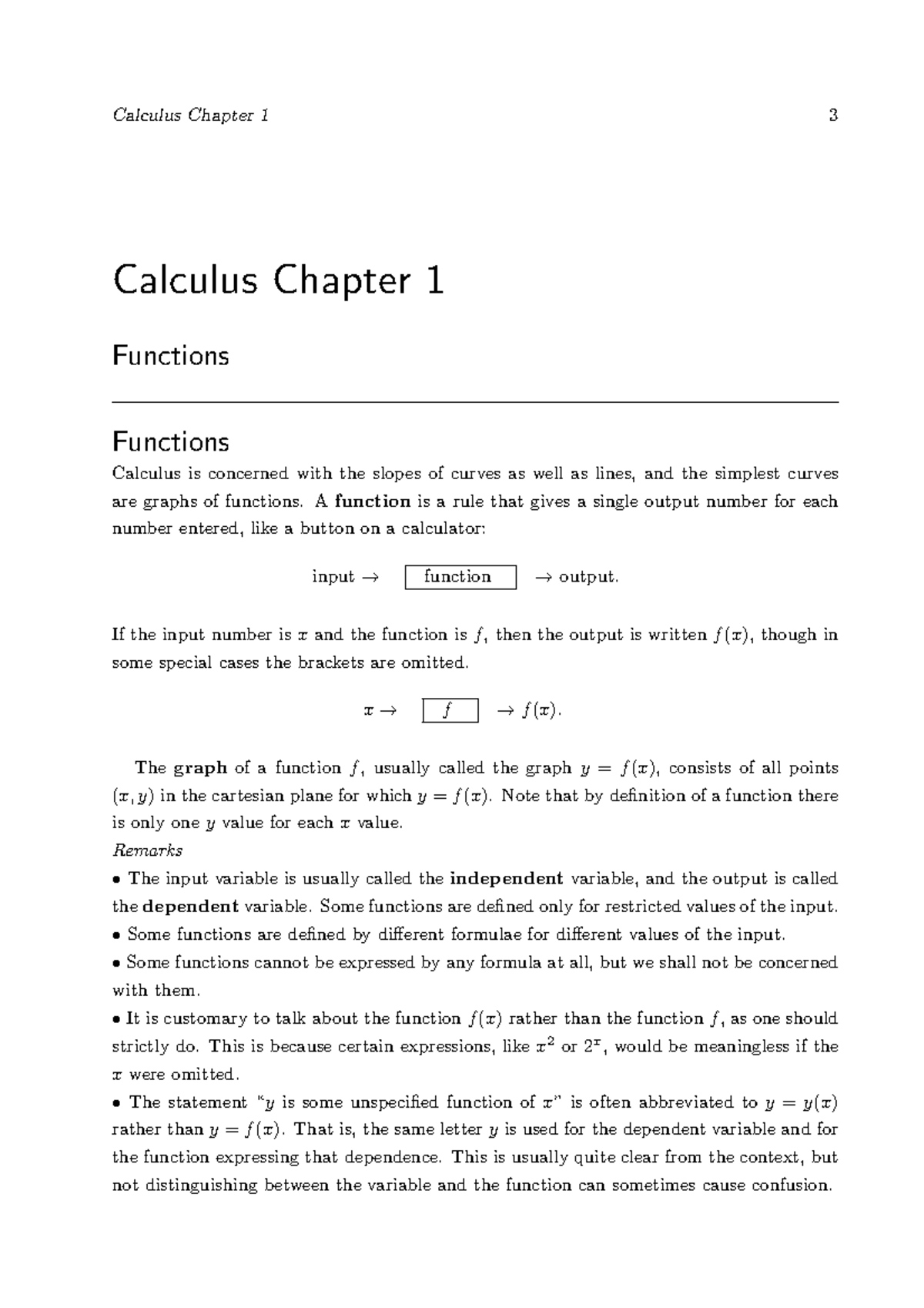 Calculus MATH1041 Chapter 1 Functions: Key Concepts and Inverses - Studocu