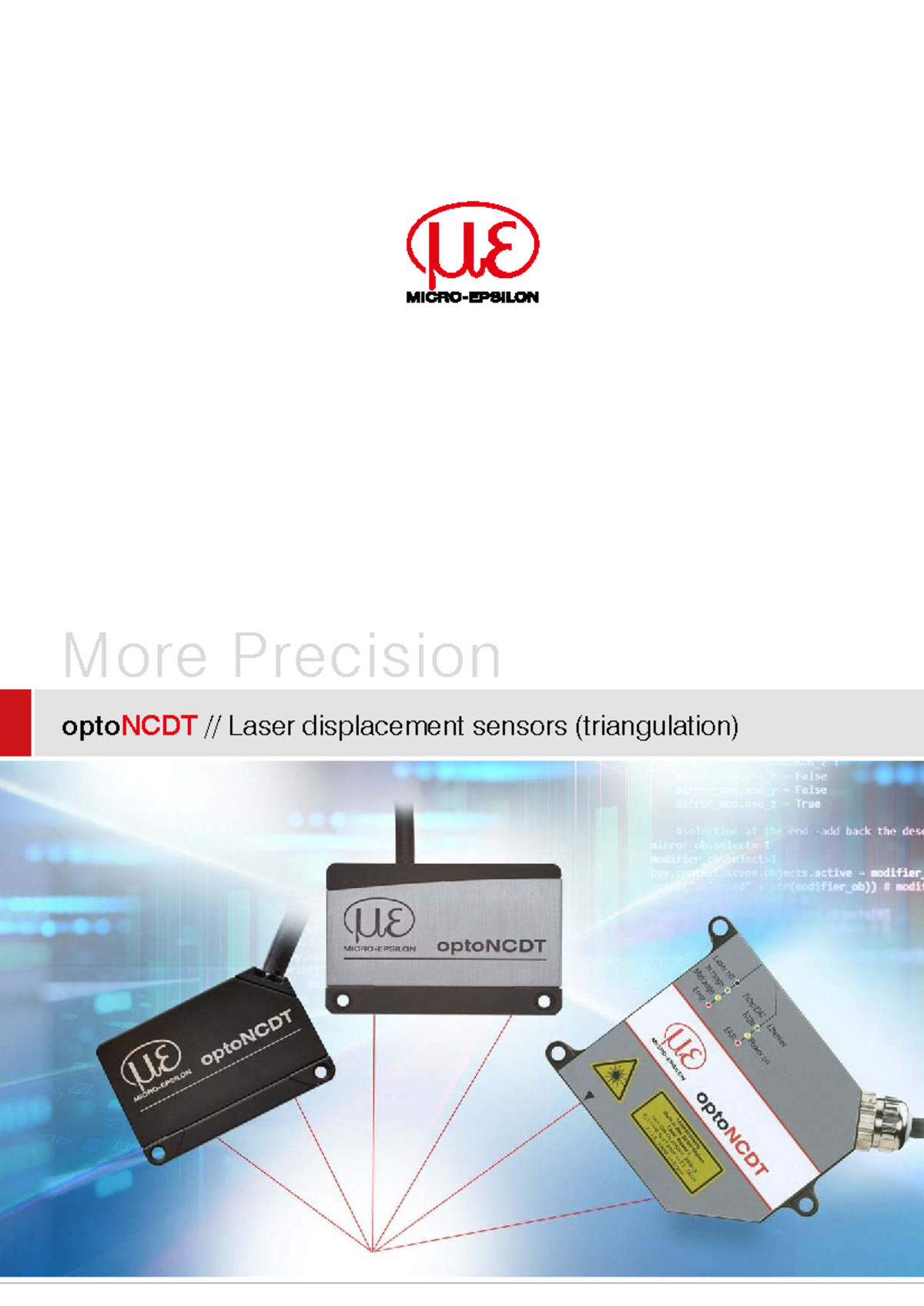 Dax optoNCDT 1900 Laser Sensors: Precision Measurement Overview - Studocu
