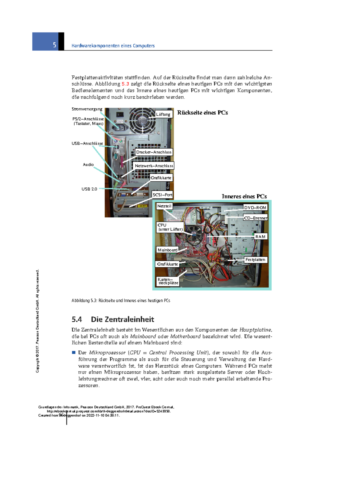 Grundlagen der Informatik - Kapitel 5: Hardwarekomponenten erklärt ...
