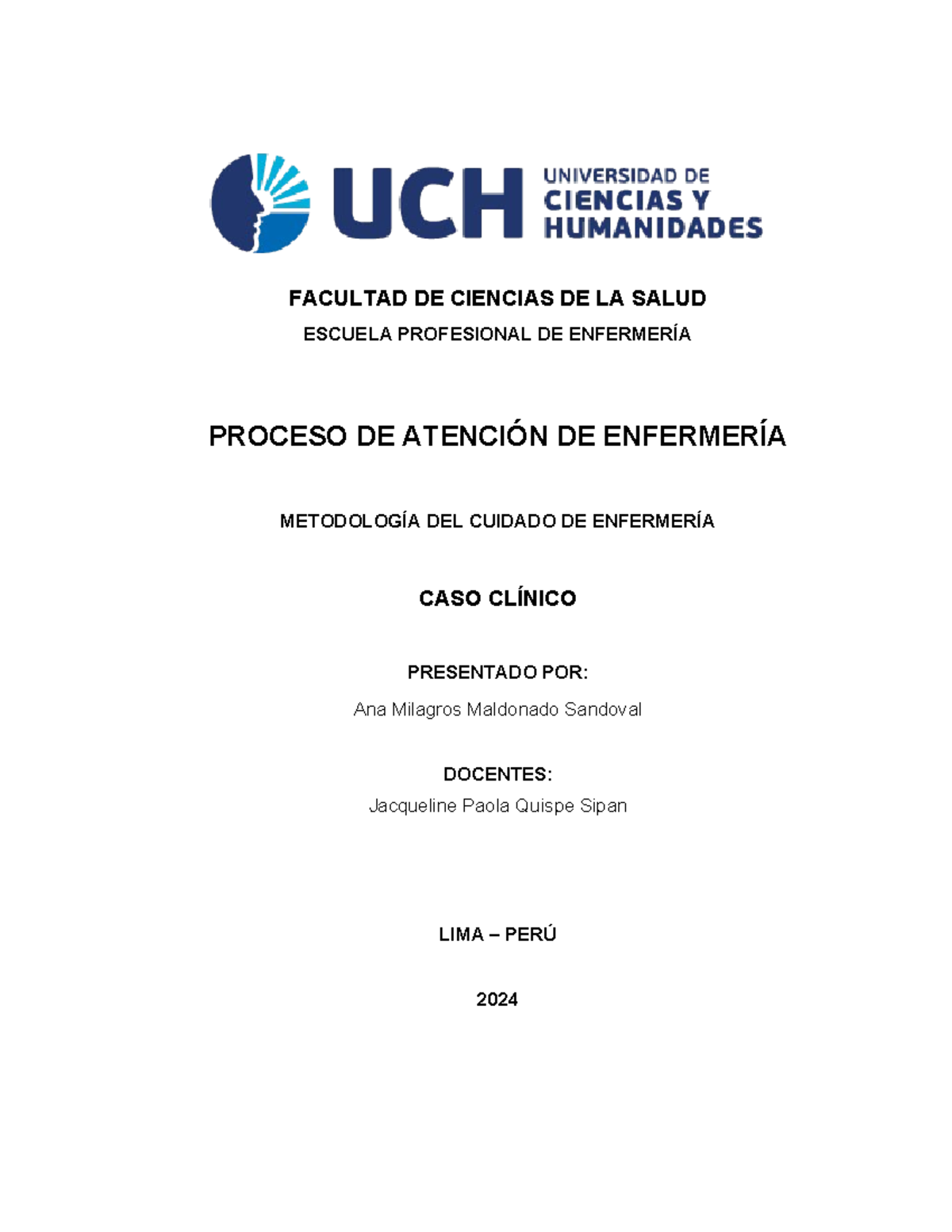 PCE Comunitario: Proceso de Atención de Enfermería CAP 2 - Studocu