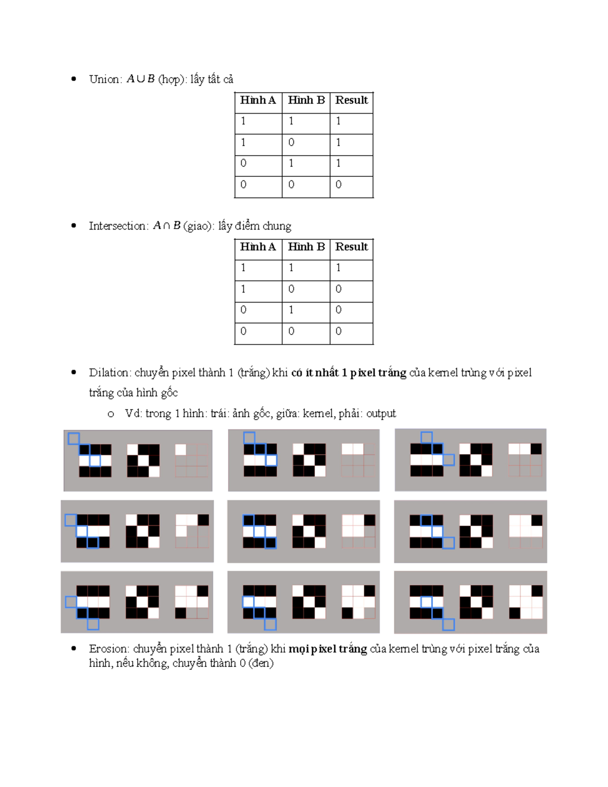 Note-bip: Summary of Image Processing Operations and Techniques - Studocu