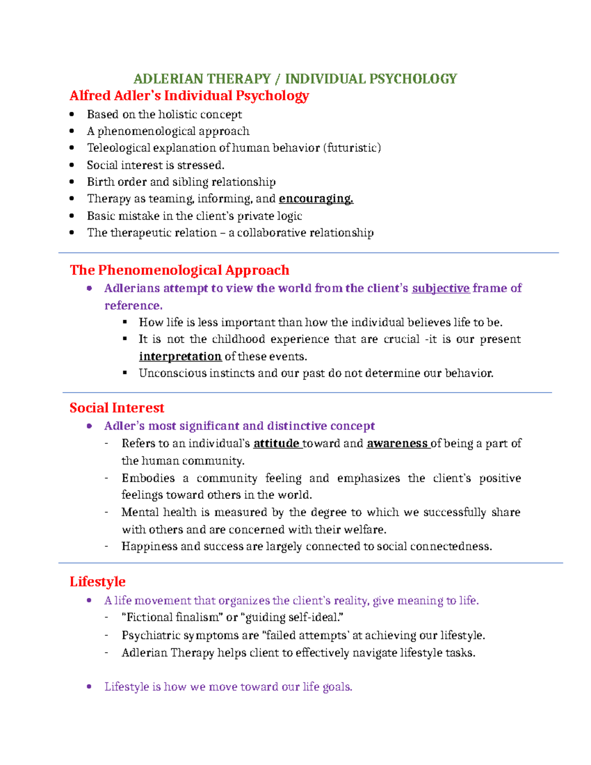 C5 Counseling: Adlerian Therapy and Individual Psychology Insights ...