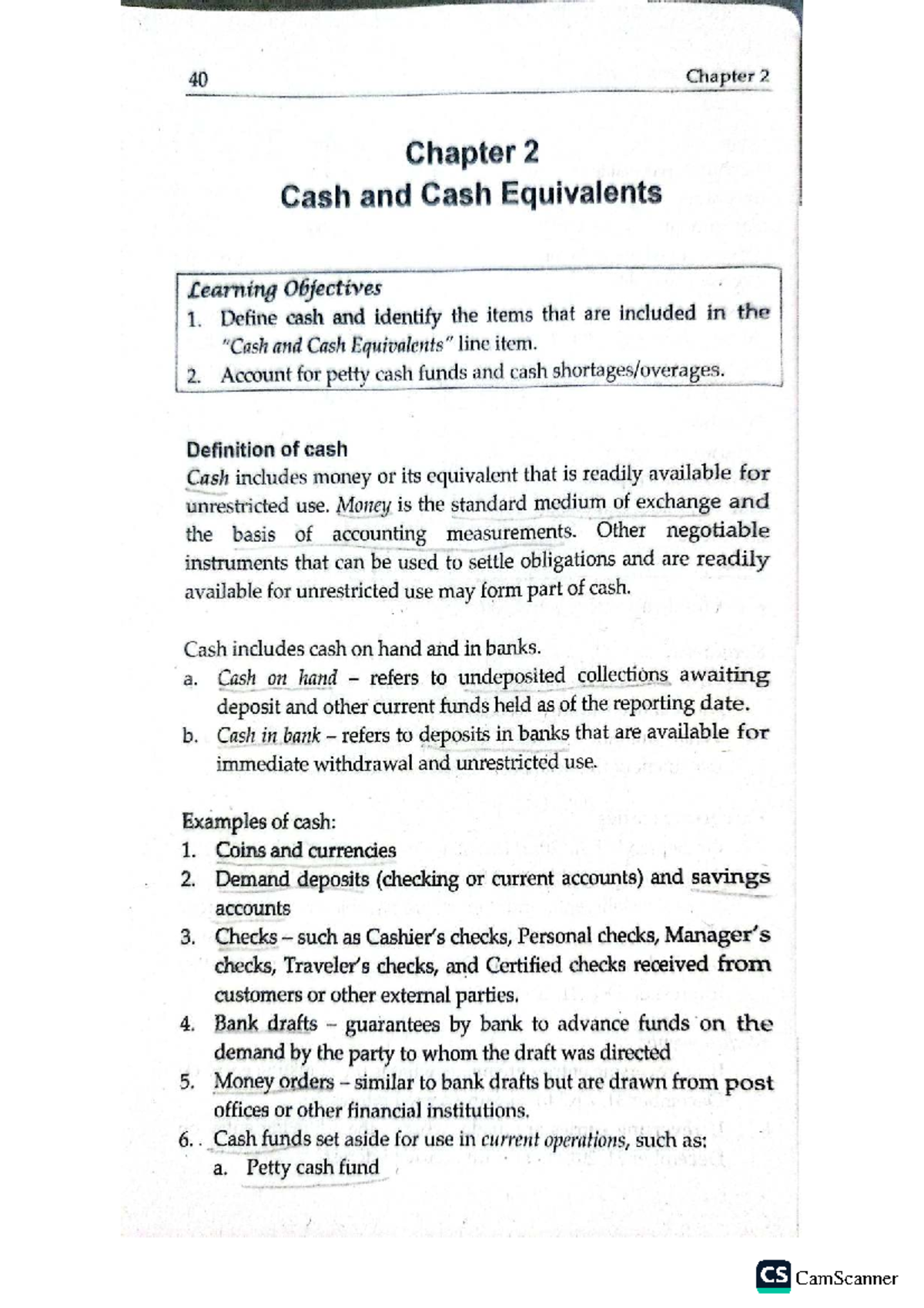 Intermediate Accounting 2025: Chapter 2 - Cash and Cash Equivalents ...