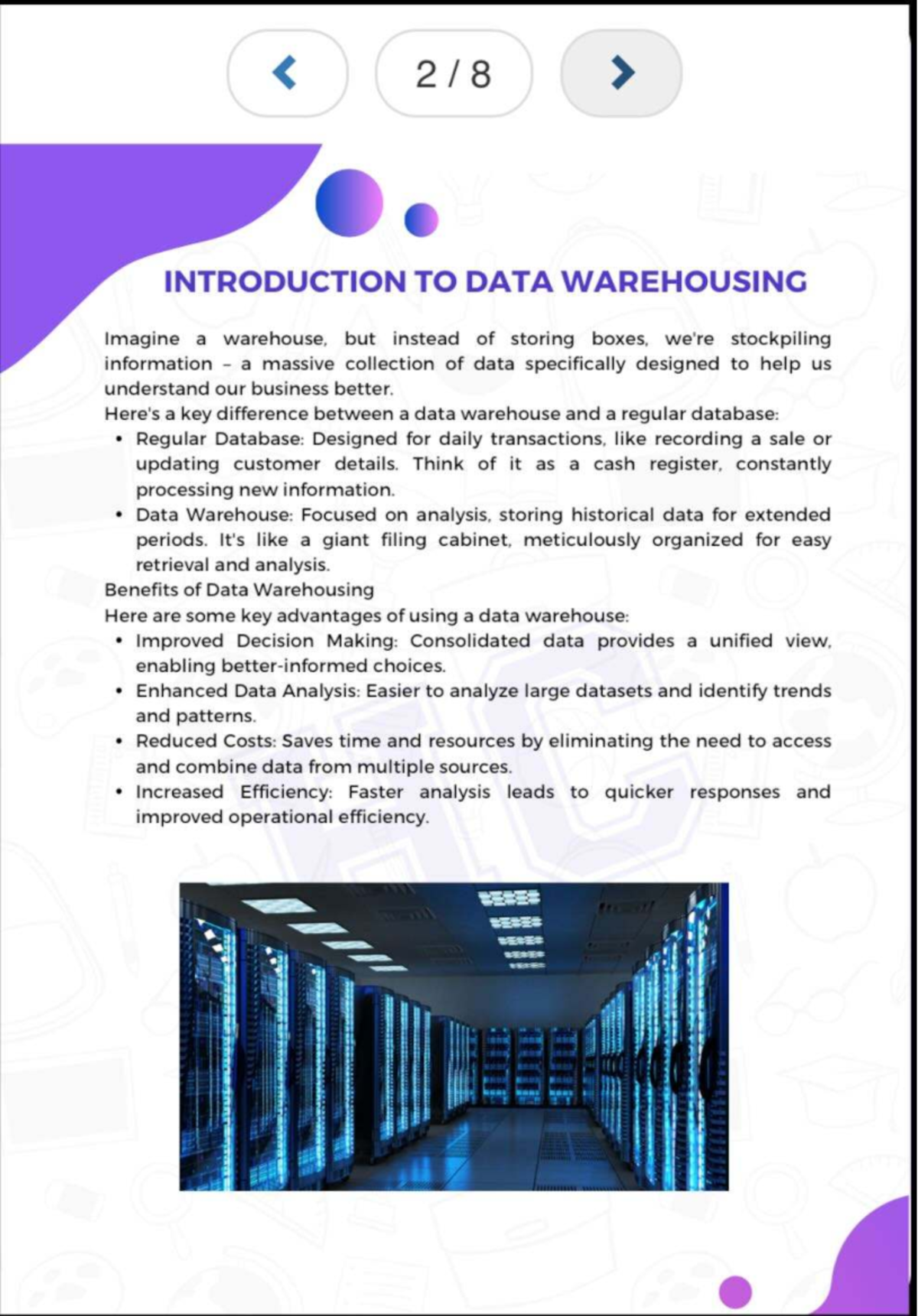 Data Warehouse Notes: Key Concepts and Architecture Overview - Studocu