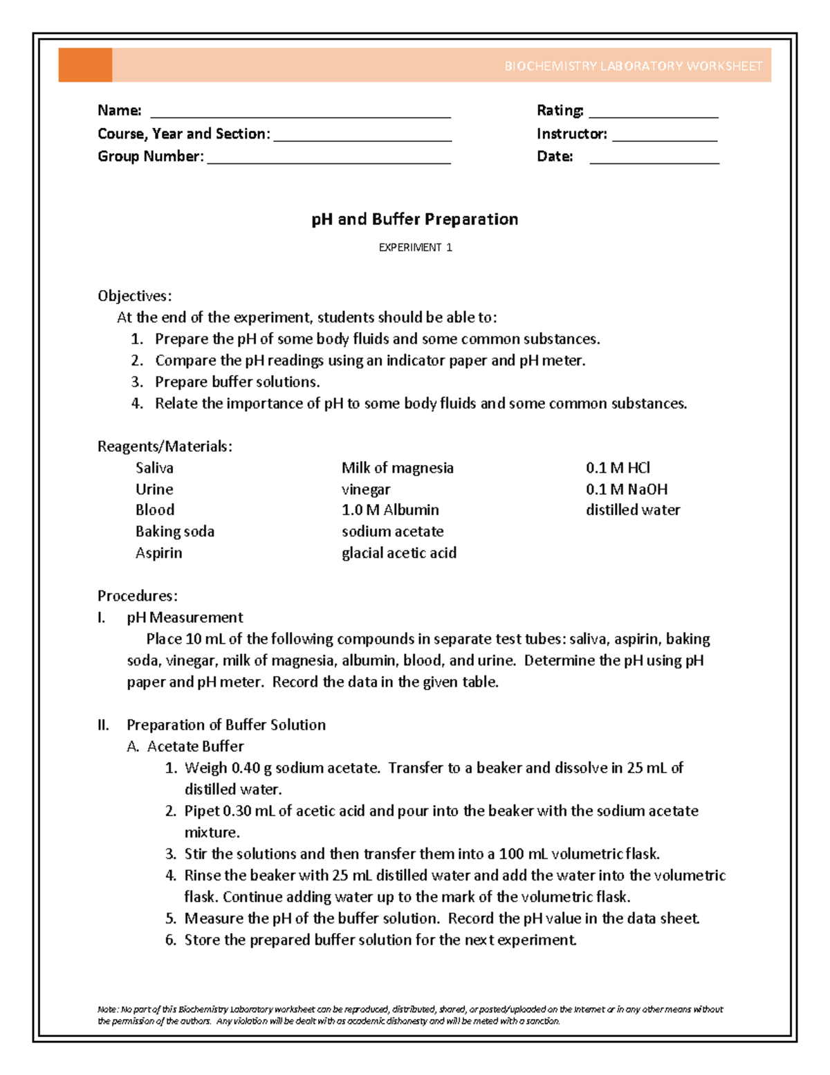 Experiment+1+p H+and+Buffer+Preparation+-+Biochem+Lab - BIOCHEMISTRY ...